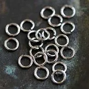 Колечко соединительное 6, покрытие платиной, 6x1 мм  (уп. 20 шт+/- 2 шт)