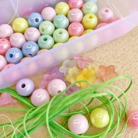 набор бусин в органайзере "оксана"