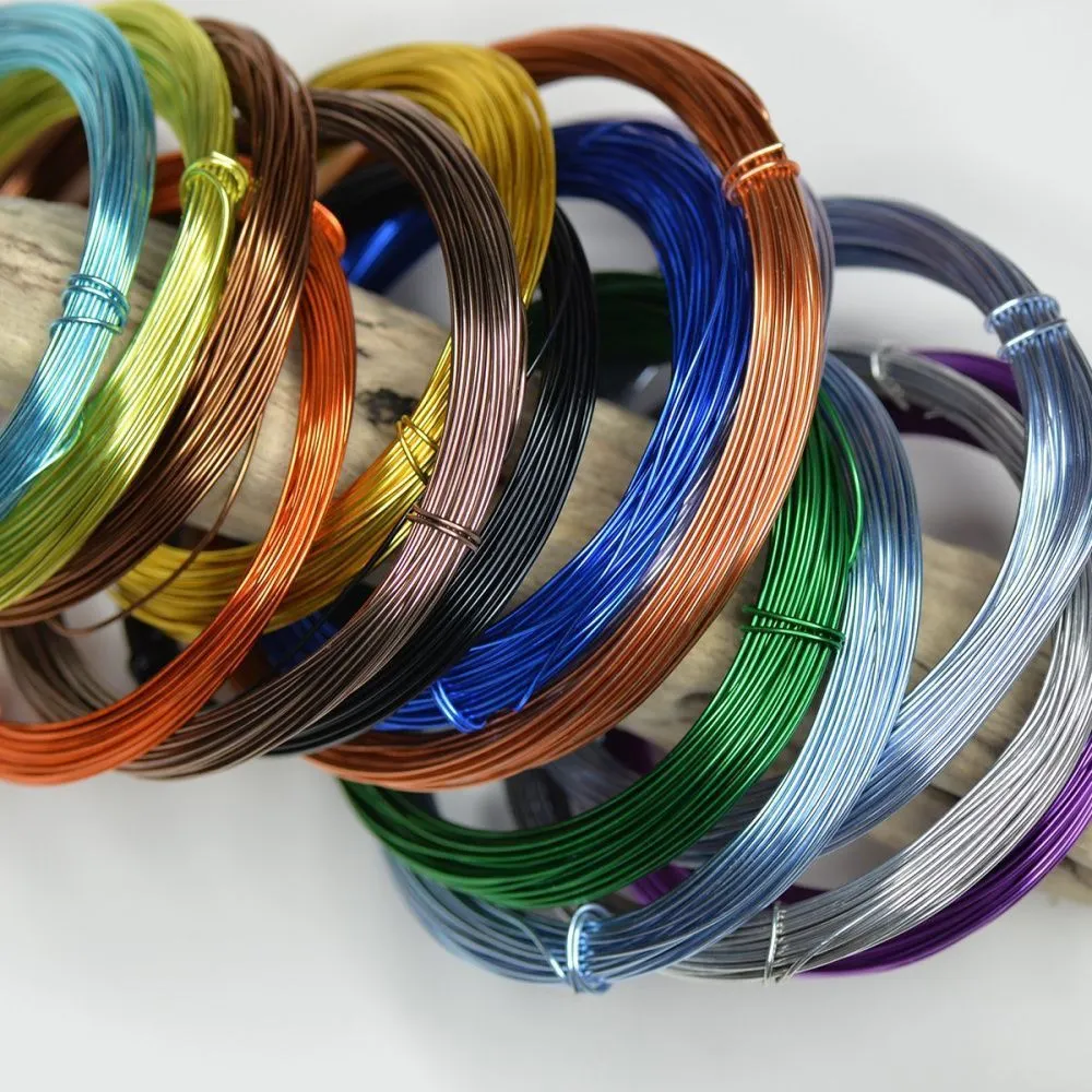 проволока алюминиевая, цветовой микс, 0,8 мм