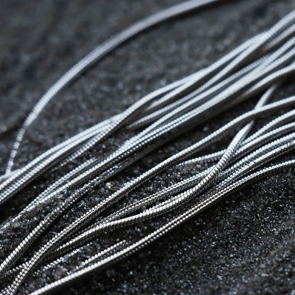 цепочка "снейк 304", цвет стальной, толщина 0.9 мм