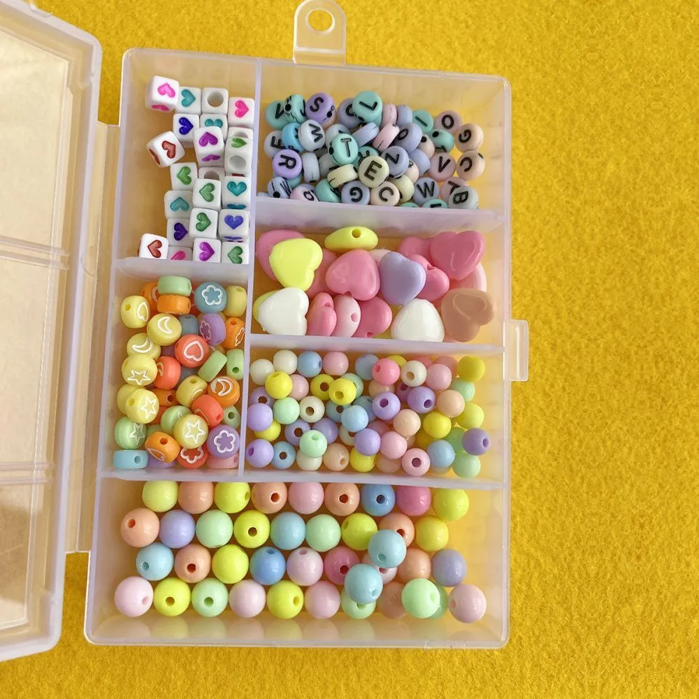 набор бусин в органайзере "агата"