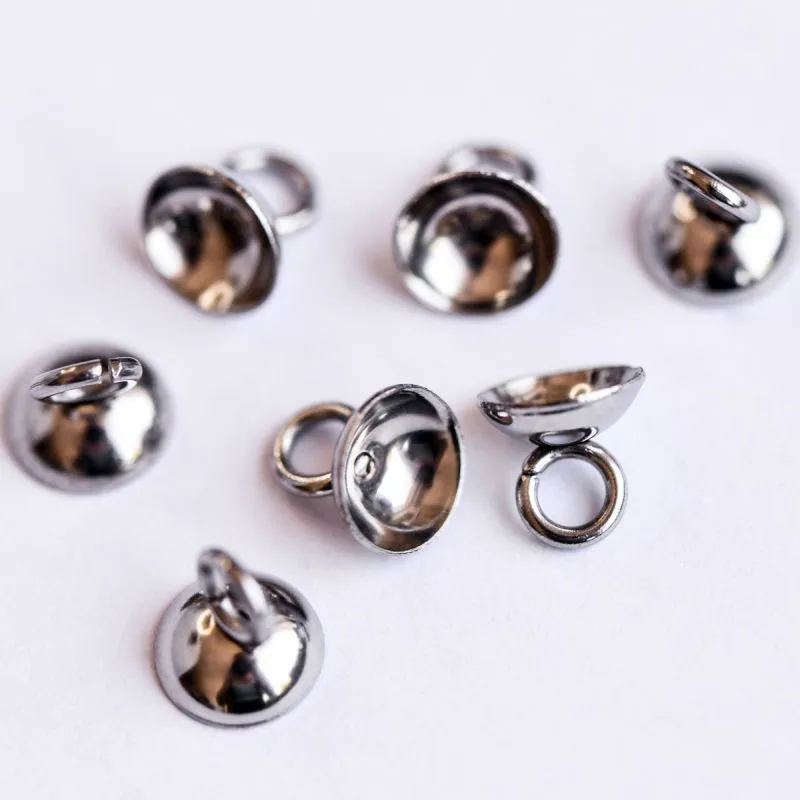 бейл для приклеивания, сталь, 7x6 мм