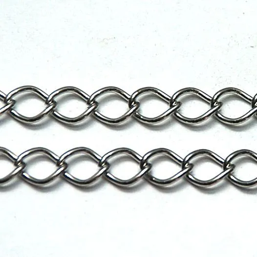 цепочка "кластер", цвет платина, звено 9х7х1.5 мм