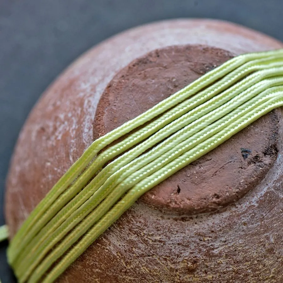 сутаж, цвет шартрез, 3х1 мм (уп 5 м)