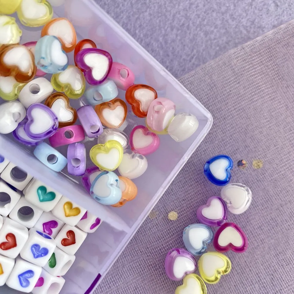 набор бусин в органайзере "виолетта"