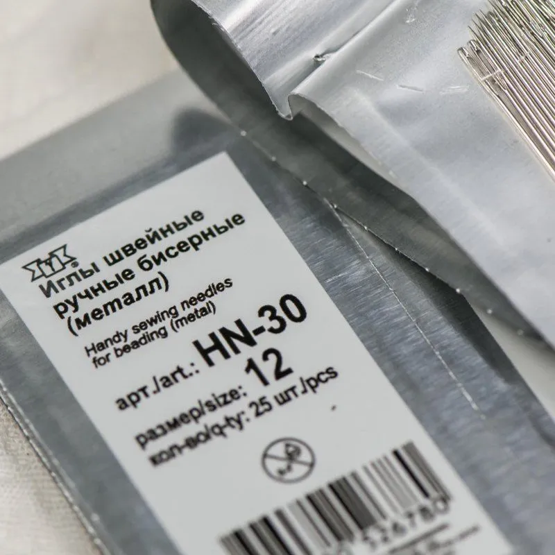 инструмент, иглы для бисера №12