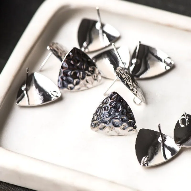 пуссеты "фостер", покрытие платиной, 16.5x17 мм