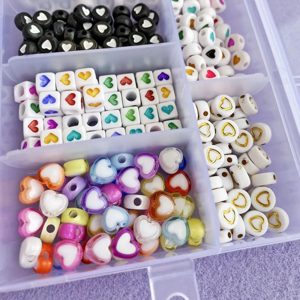 набор бусин в органайзере "виолетта"