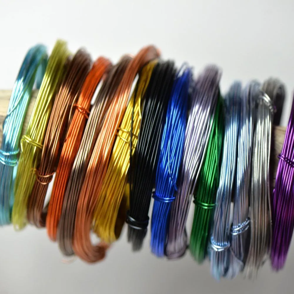 проволока алюминиевая, цветовой микс, 0,8 мм